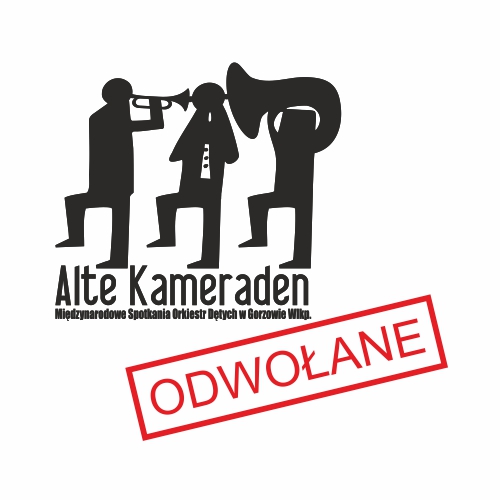 Logo Alte Kameraden z napisem odwołane